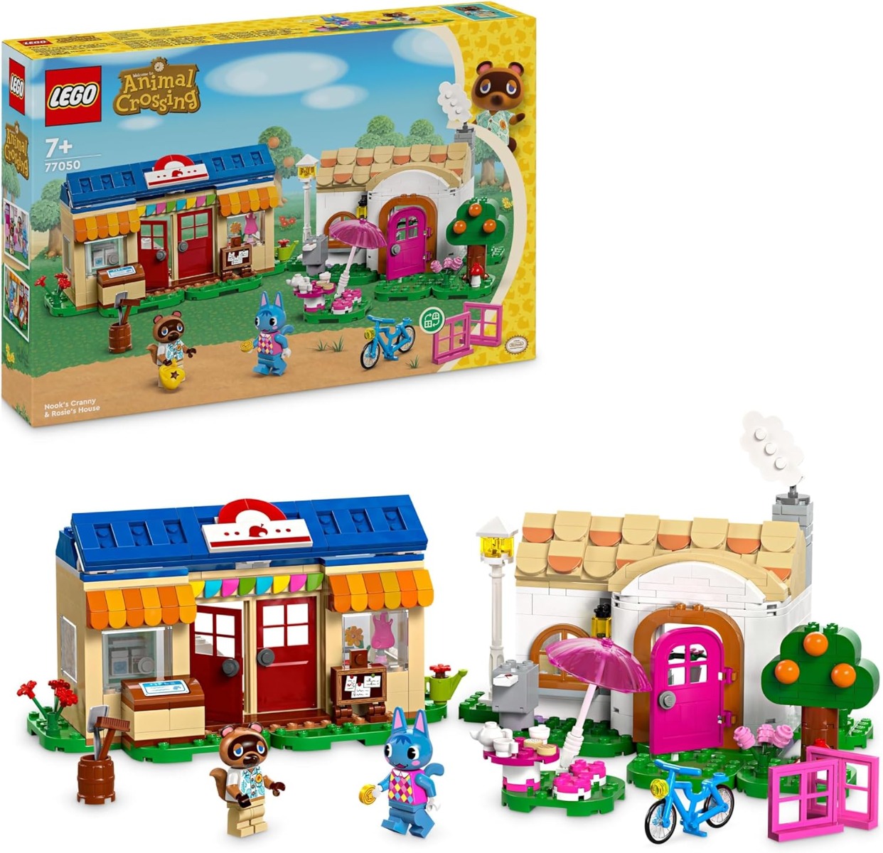 81l6mdhz23l._ac_sl1500_.jpg LEGO Animal Crossing - Bottega di Nook e Casa di Grinfia - 77050 - immagine 1