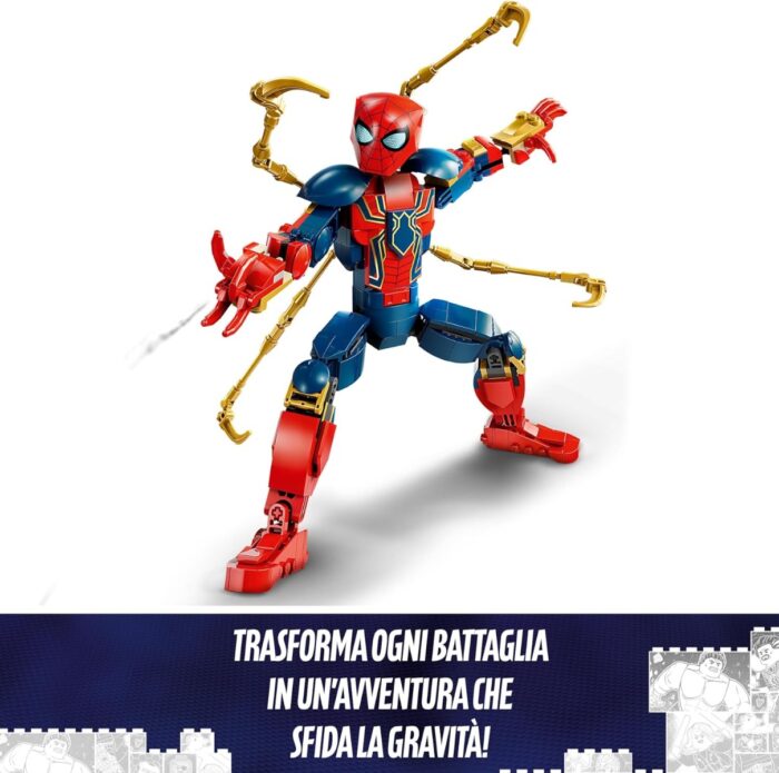 LEGO Marvel - Personaggio Costruibile Di Iron Spider-Man - 76298 - immagine 2