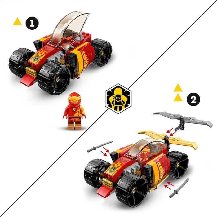 LEGO Ninjago - Auto da corsa Ninja di Kai - EVOLUTION - 71780 - immagine 2