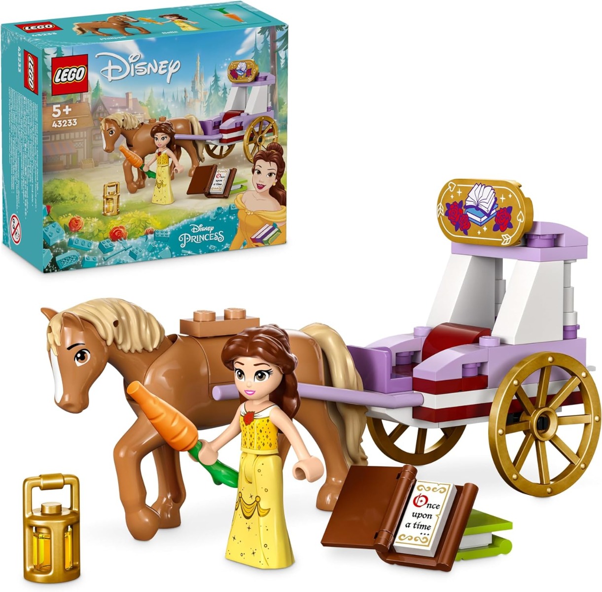 81nr14xyg6l._ac_sl1500_.jpg LEGO Disney Princess - La Carrozza dei Cavalli di Belle - 43233 - immagine 1