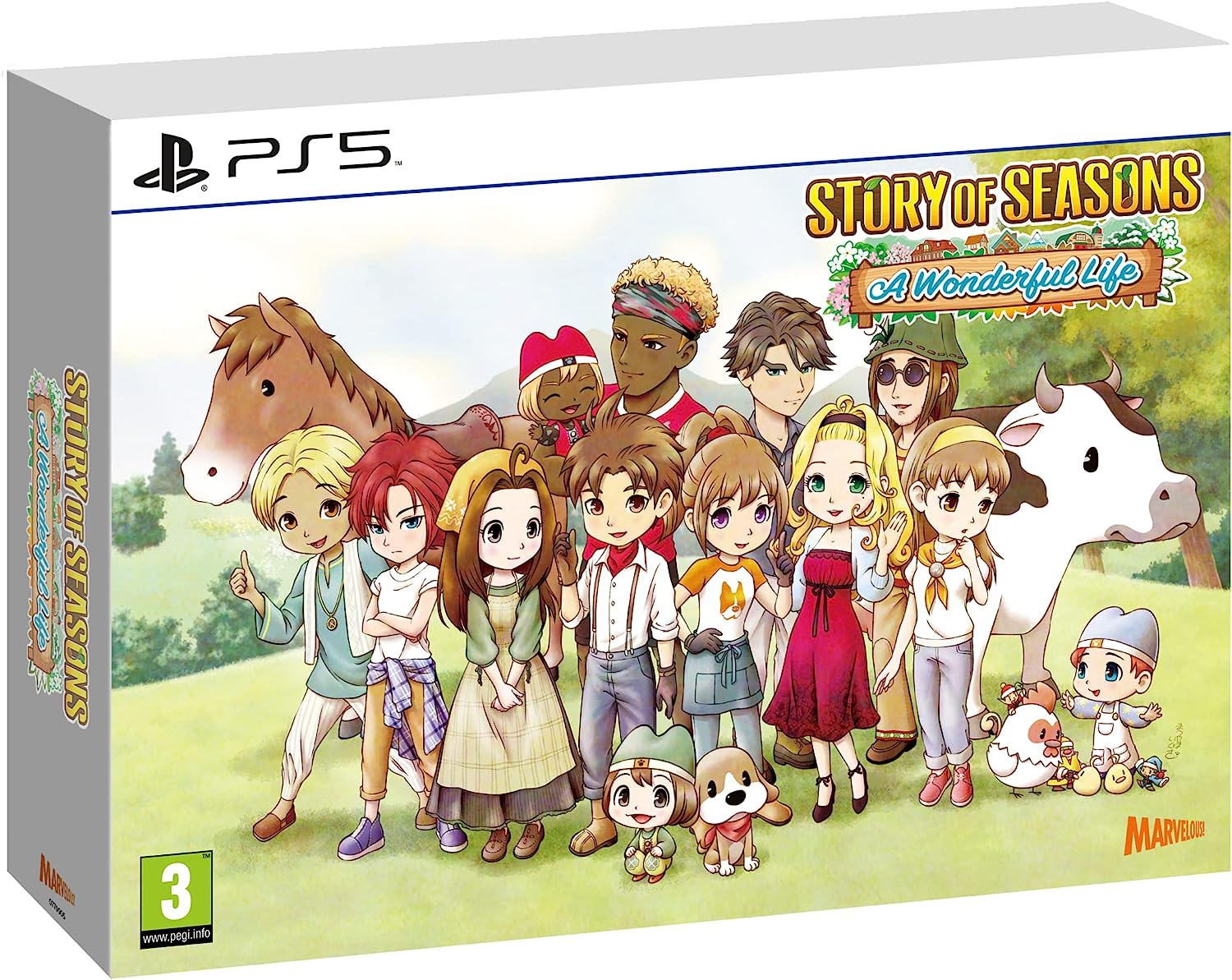 81p4kds59ol._ac_sl1500_.jpg Story of Seasons - A Wonderful Life - Limited Edition (PS5) - immagine 1