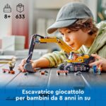 LEGO City - Escavatore da Cantiere Giallo - 60420 - immagine 3