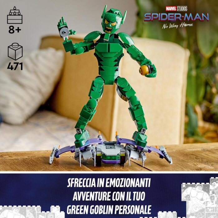 LEGO Marvel - Personaggio costruibile di Goblin - 76284 - immagine 3
