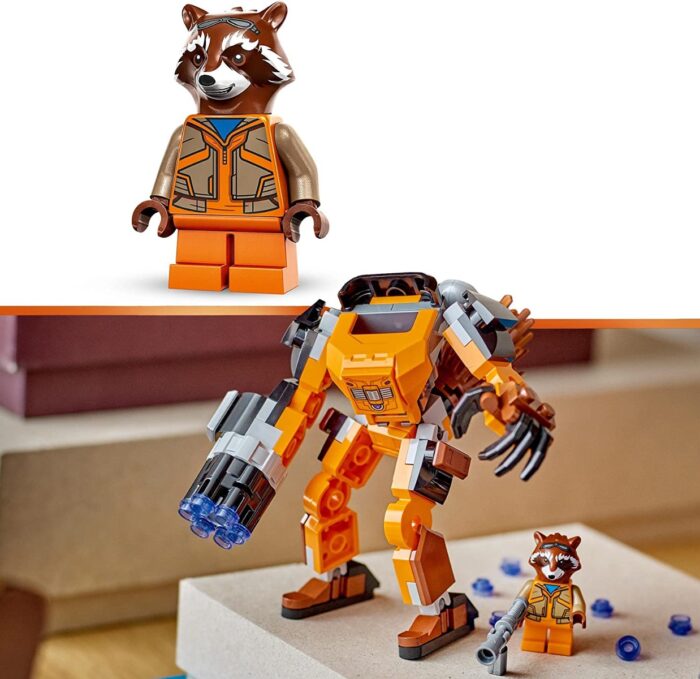 LEGO Marvel - Armatura Mech Rocket - 76243 - immagine 5