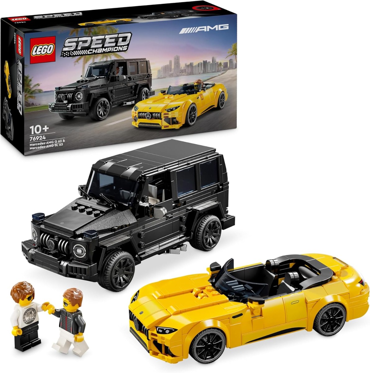 81qthb-2_hl._ac_sl1500_.jpg LEGO Speed Champions - Mercedes-AMG G 63 e Mercedes-AMG SL 63- 76924 - immagine 1
