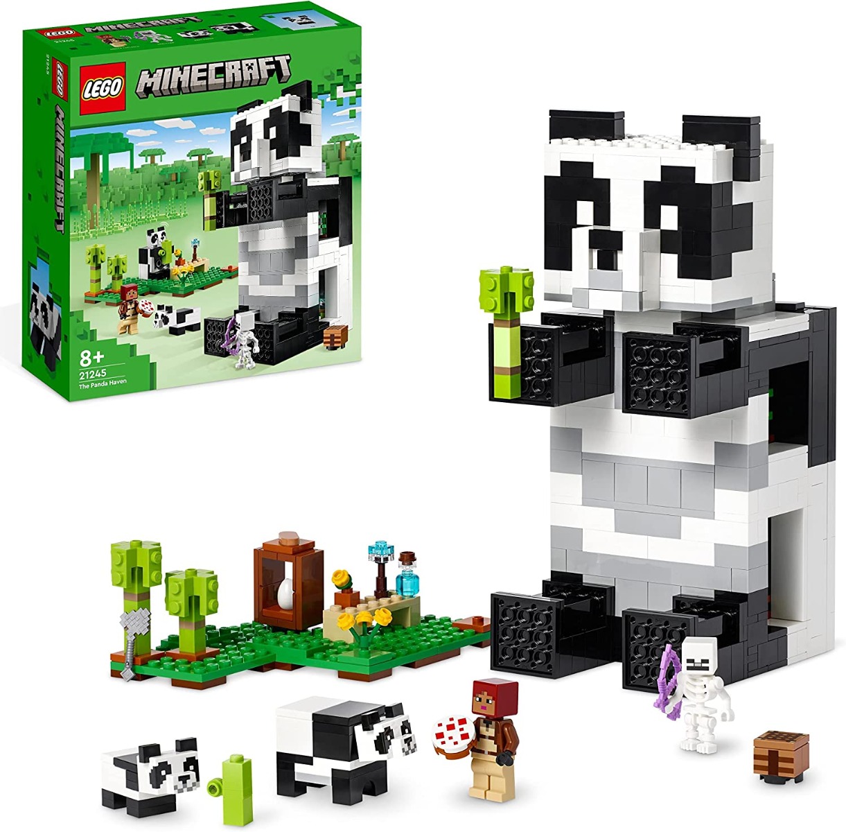 81sqwjlvjnl._ac_sl1500_.jpg LEGO Minecraft - Il Rifugio del Panda - 21245 - immagine 1