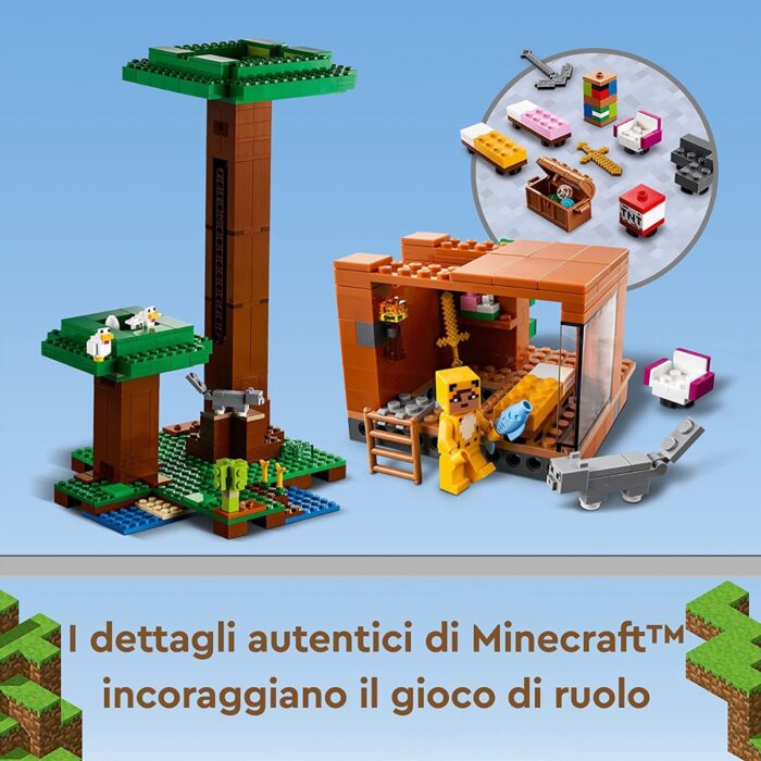 LEGO Minecraft - La casa sull'albero moderna - 21174 - immagine 3