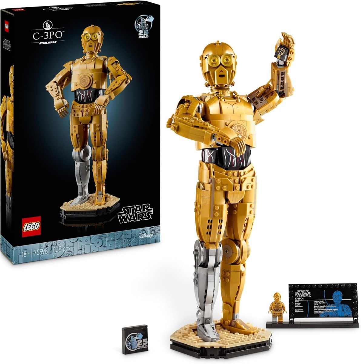 81vc-k0dzgl._ac_sl1500_.jpg LEGO Star Wars - C-3PO - 75398 - immagine 1
