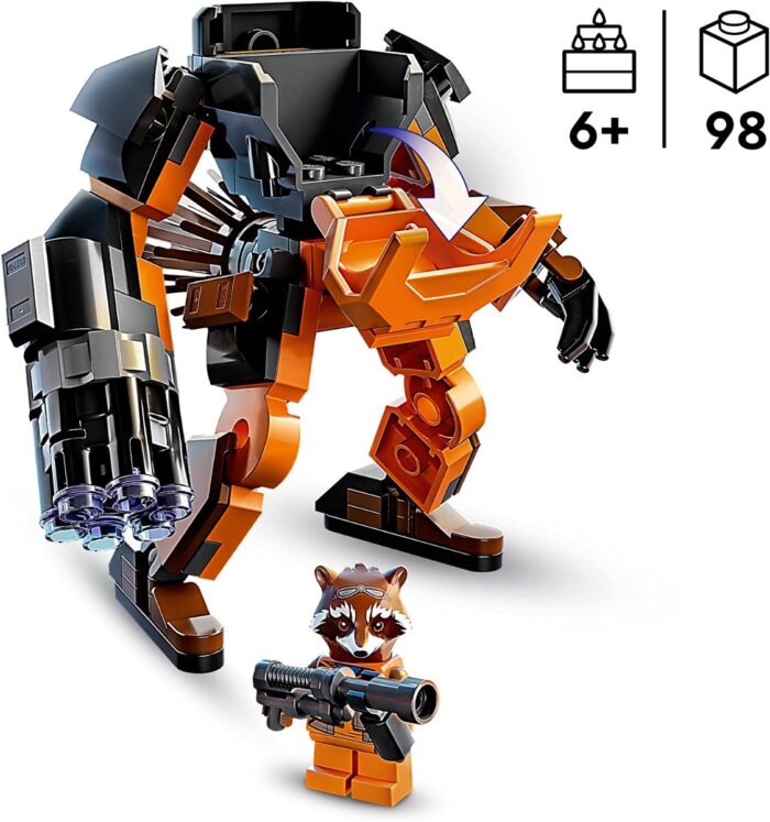 LEGO Marvel - Armatura Mech Rocket - 76243 - immagine 3