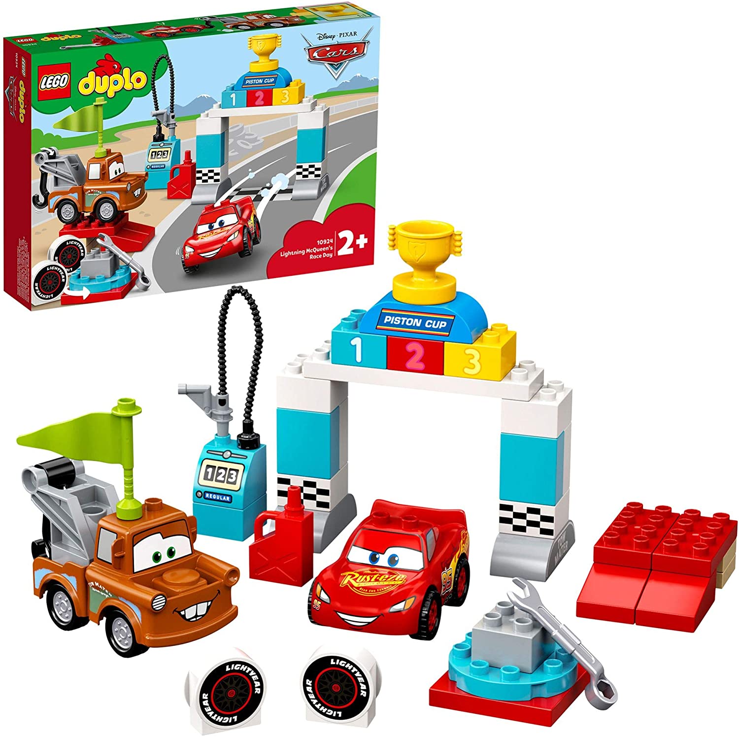 81vysnjrcjl._ac_sl1500__7.jpg LEGO Duplo - Il giorno della gara di Saetta McQueen - 10924 - immagine 1
