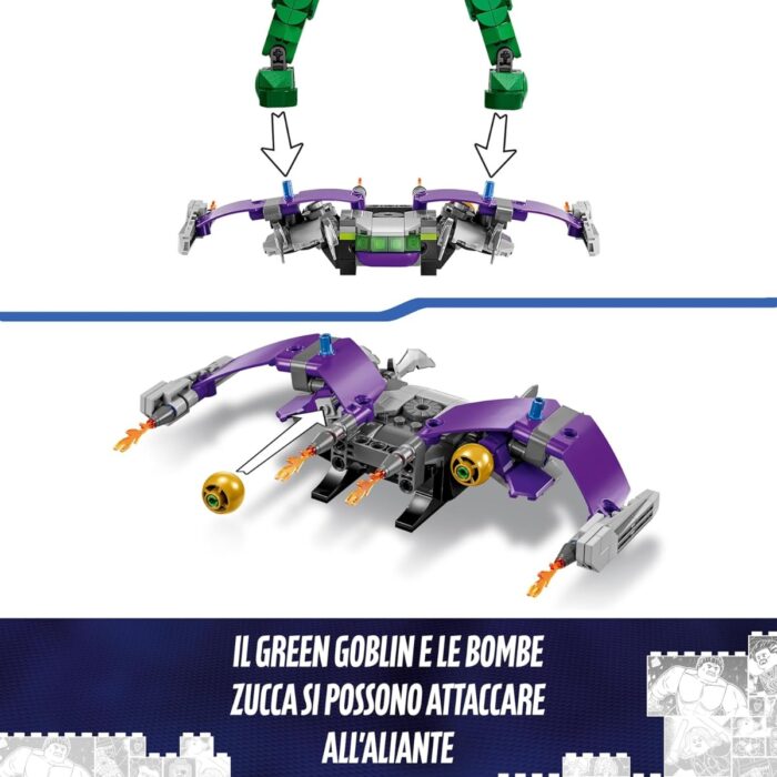 LEGO Marvel - Personaggio costruibile di Goblin - 76284 - immagine 4