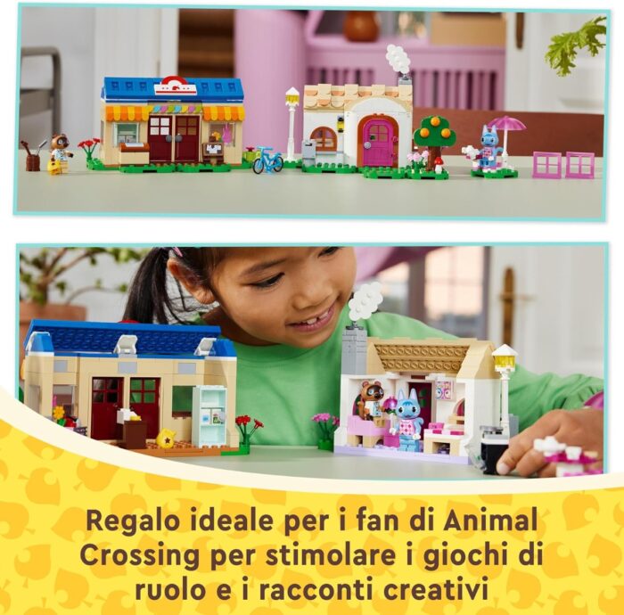 LEGO Animal Crossing - Bottega di Nook e Casa di Grinfia - 77050 - immagine 4