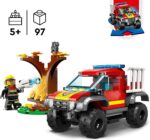 LEGO City - Soccorso sul Fuoristrada dei Pompieri - 60393 - immagine 5