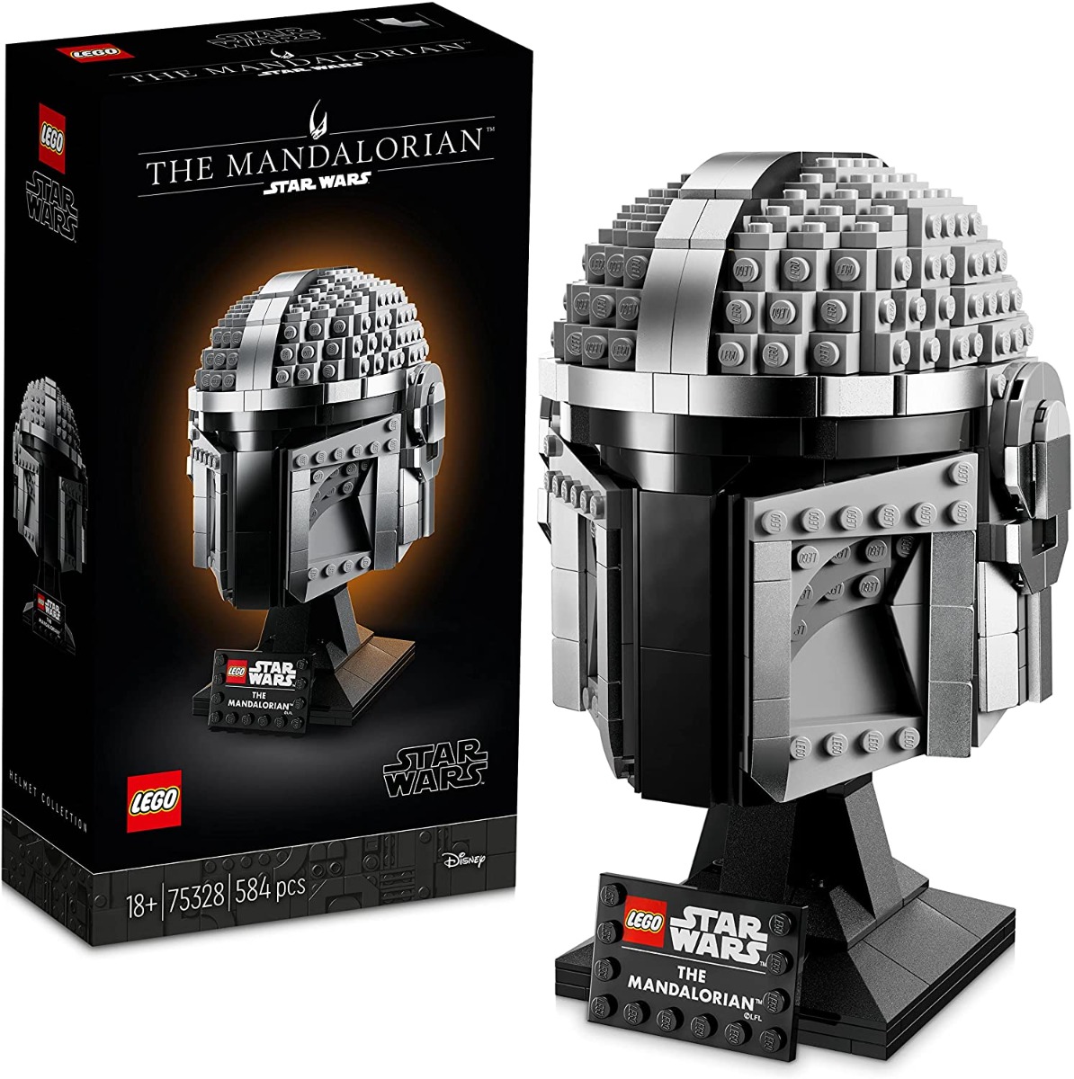 81ydbfopt7l._ac_sl1500_.jpg LEGO Star Wars - Casco del Mandaloriano - 75328 - immagine 1