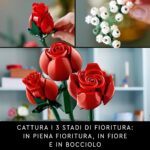 LEGO Icons Flowers - Bouquet di Rose - 10328 - immagine 5