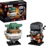 LEGO Star Wars - Brick Headz Mandalorian & Bambino Yoda - 75317 - immagine 3