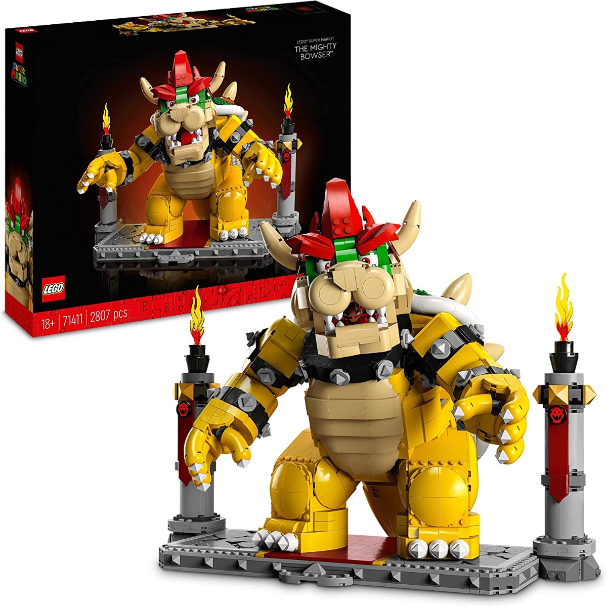 81zrnpwtqol._ac_sl1500_.jpg LEGO Super Mario - Il potente Bowser - 71411 - immagine 1