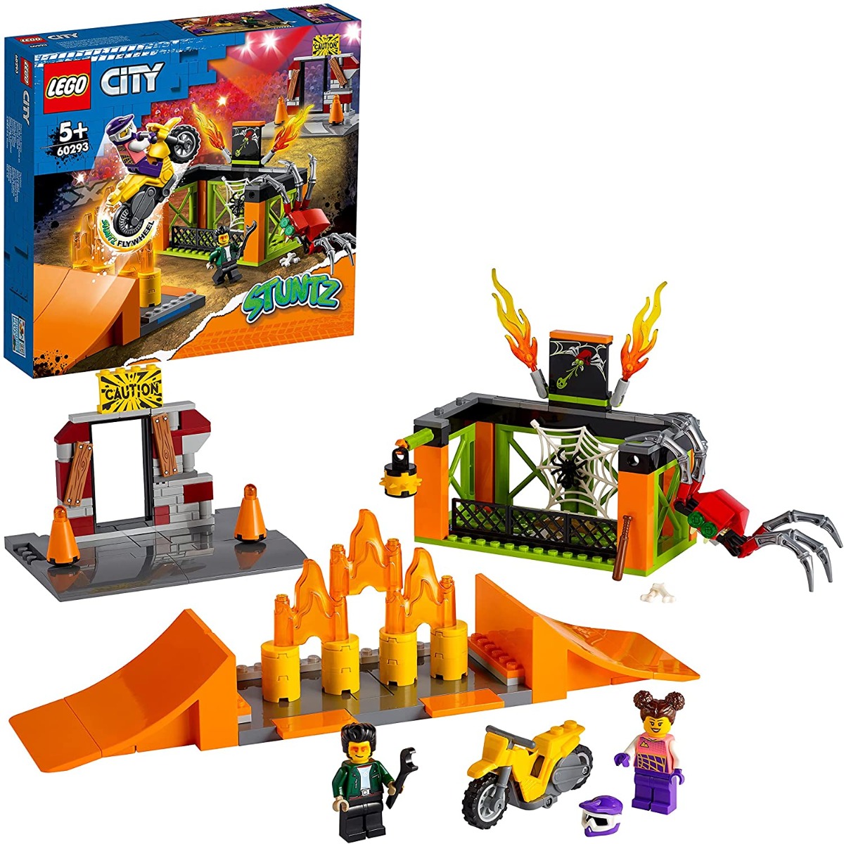 9170y84hh2l._ac_sl1500_.jpg LEGO City - Stunt Park - 60293 - immagine 1