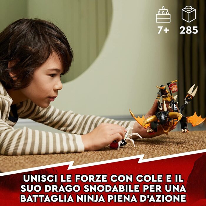 LEGO Ninjago - Drago di Terra di Cole - EVOLUTION - 71782 - immagine 6