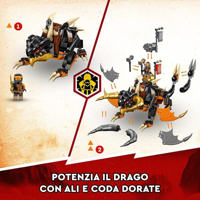 LEGO Ninjago - Drago di Terra di Cole - EVOLUTION - 71782 - immagine 3
