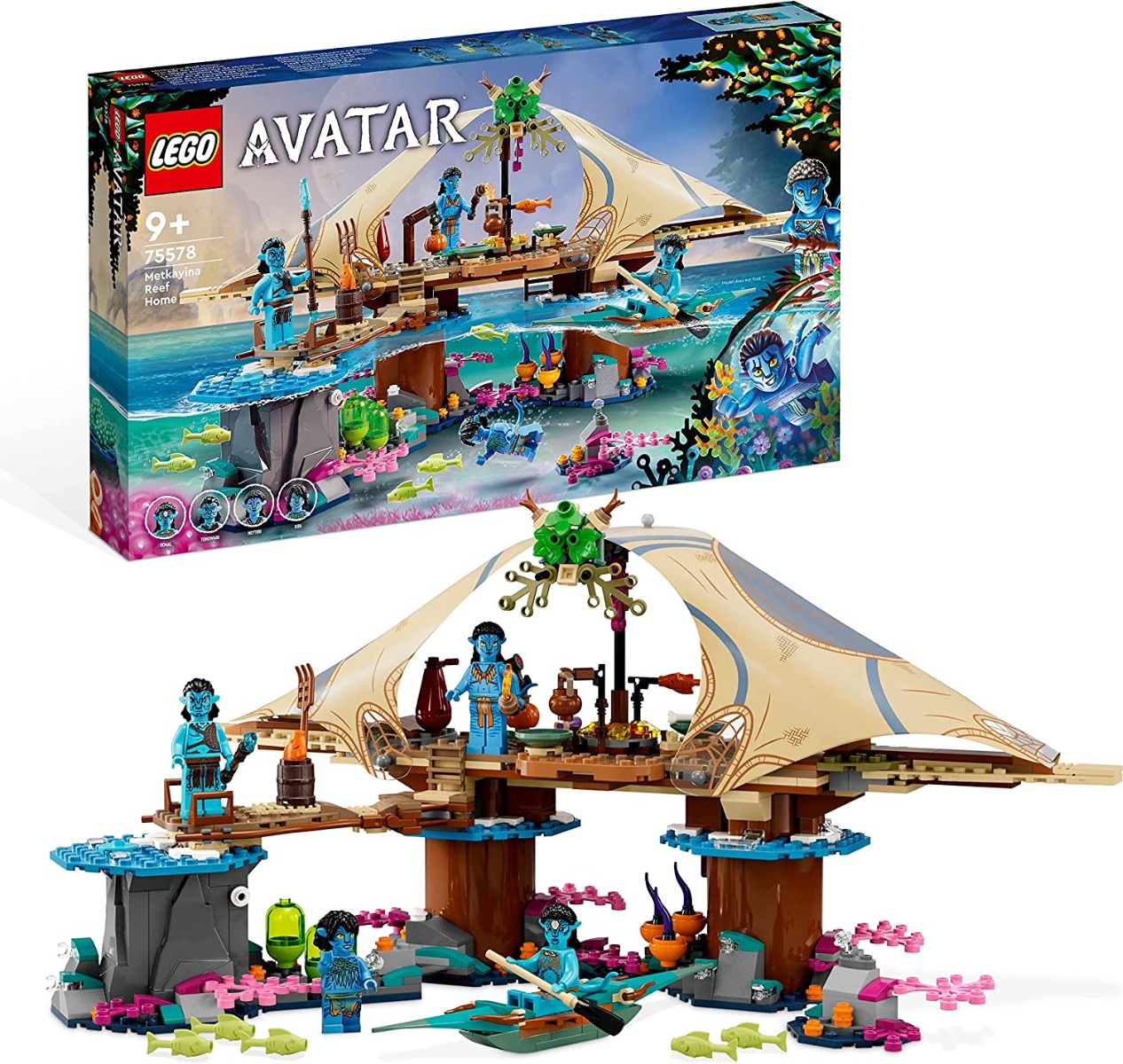 91lwxpdv0rl._ac_sl1500_.jpg LEGO Avatar - La Casa Corallina di Metkayina - 75578 - immagine 1