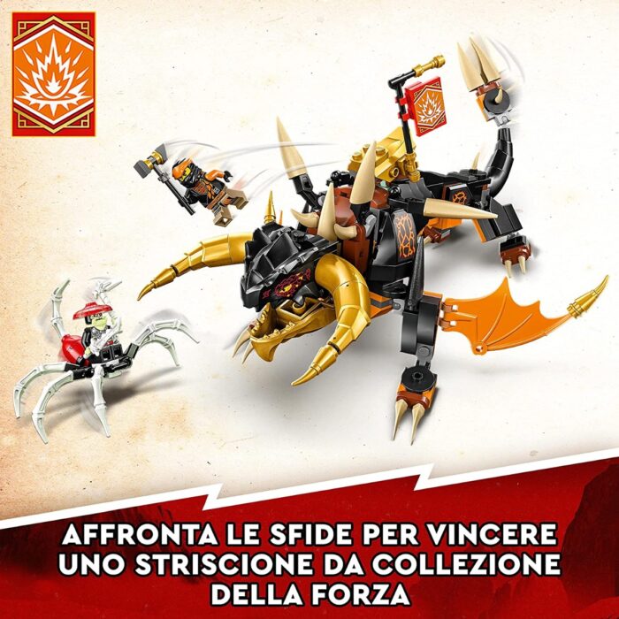 LEGO Ninjago - Drago di Terra di Cole - EVOLUTION - 71782 - immagine 5