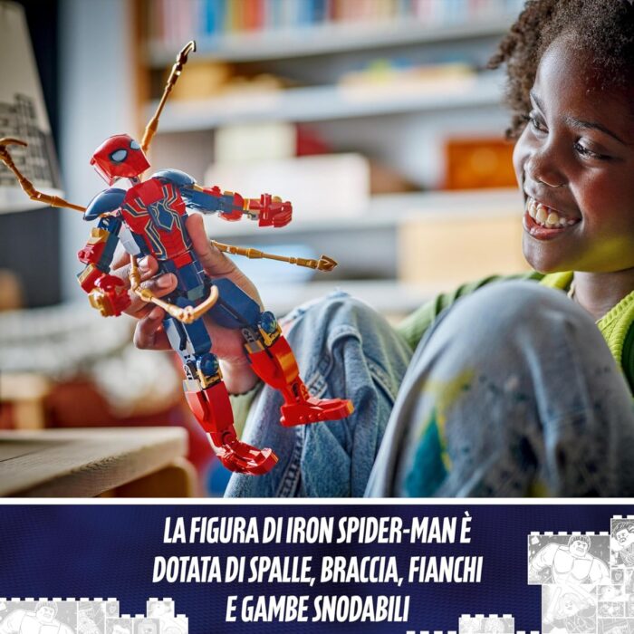 LEGO Marvel - Personaggio Costruibile Di Iron Spider-Man - 76298 - immagine 5