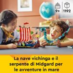 LEGO Creator 3 in 1 Expert - Nave vichinga e Jörmungandra - 31132 - immagine 6