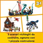 LEGO Creator 3 in 1 Expert - Nave vichinga e Jörmungandra - 31132 - immagine 7