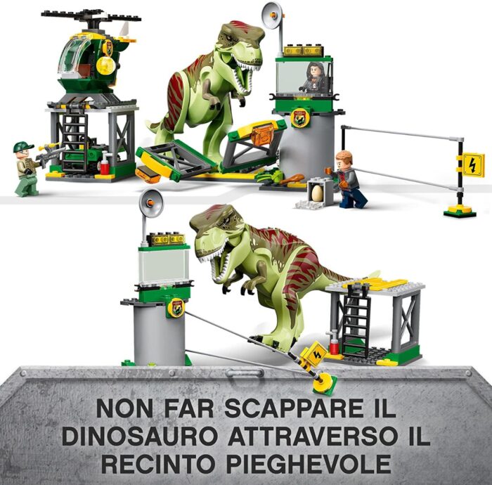 LEGO Jurassic World Dominion - La fuga del T. rex - 76944 - immagine 7