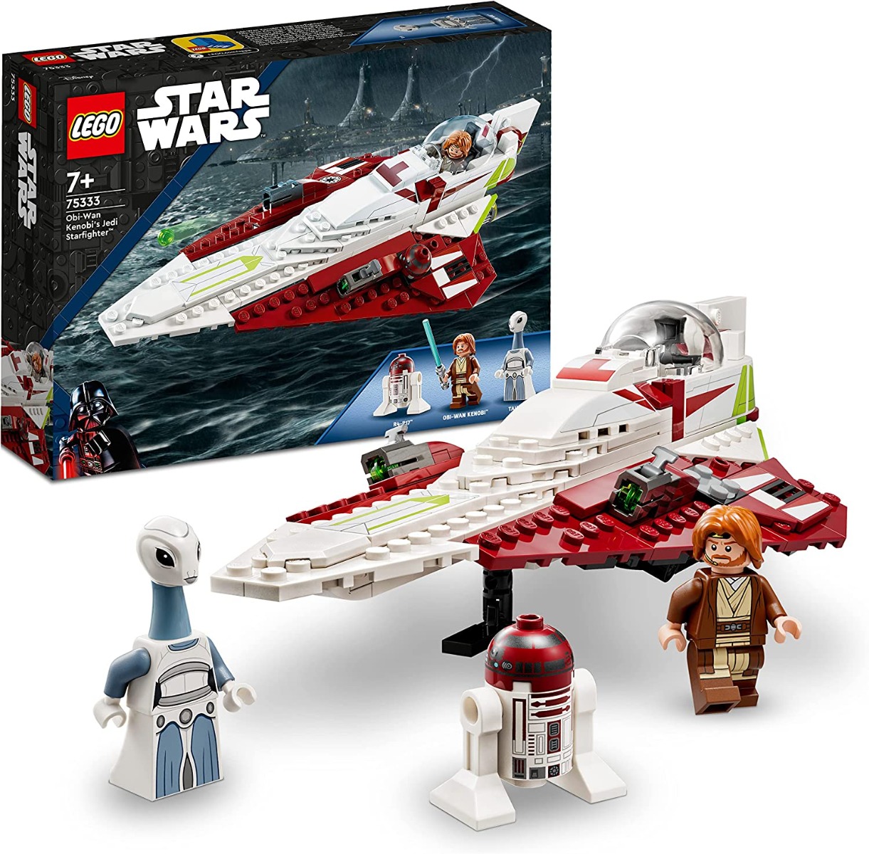 91w78mdjgvl._ac_sl1500_.jpg LEGO Star Wars - Jedi Starfighter di Obi-Wan Kenobi - 75333 - immagine 1