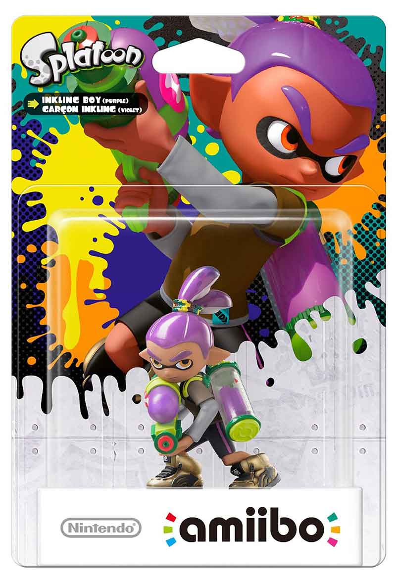 amiibo-inkling-boy_7.jpg NINTENDO Amiibo - Ragazzo Inkling Viola - Serie Splatoon - immagine 1