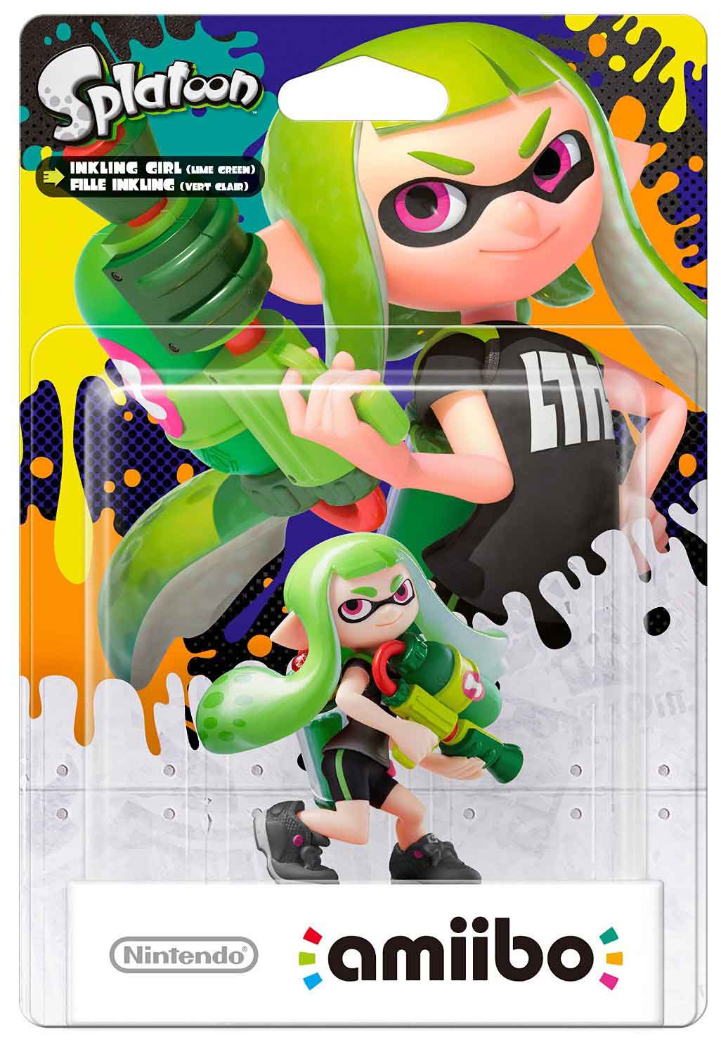 amiibo-inkling-girl_7.jpg NINTENDO Amiibo - Ragazza Inkling Verde - Serie Splatoon - immagine 1