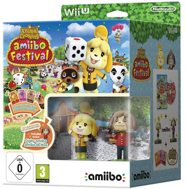 animalcrossing_amiibofestival_wiiu_7.jpg Animal Crossing: Amiibo Festival + Fuffi e Fofò + 3 Carte Amiibo (Wii U) - immagine 1