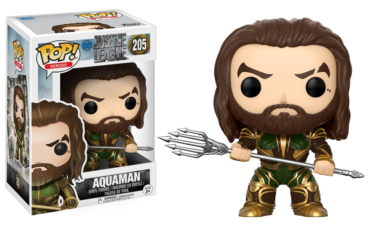 aquaman-205_7.jpg Funko Pop! Movies DC Justice League - Aquaman - 205 Vinyl Figure - immagine 1
