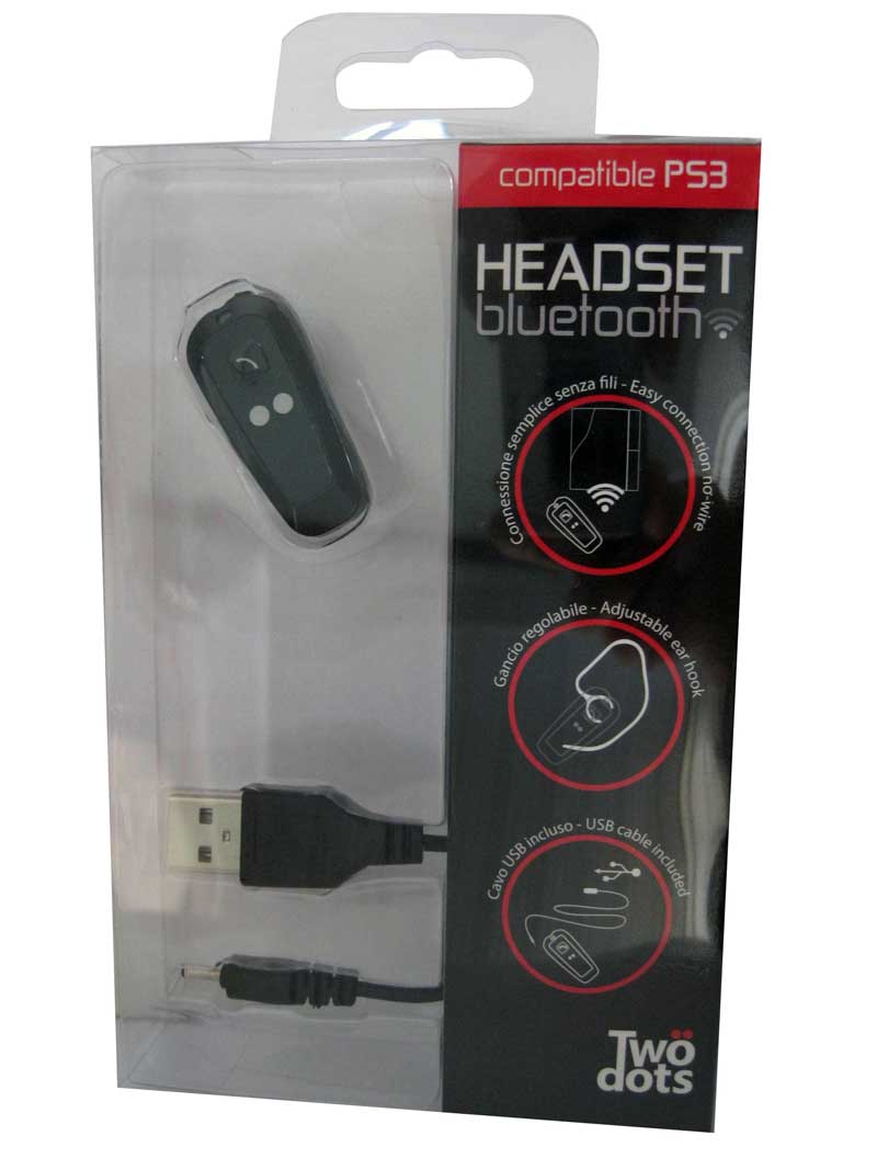 auricolare_bluethoot_twodots_ps3_7.jpg Auricolare Bluethoot Headset Two Dots (PS3) - immagine 1