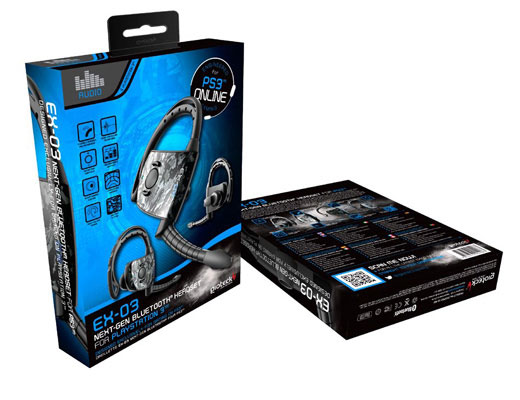 auricolare_giotek_ex03_7.jpg Auricolare Bluethoot Headset EX-03 Giotek (PS3) - immagine 1