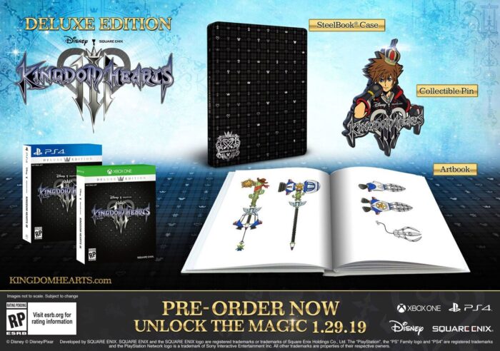 Kingdom Hearts III 3 - Deluxe Edition (PS4) - immagine 2