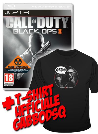 black_ops2_gabbodsq_maglietta_ps3_7.jpg Call Of Duty: Black Ops 2 + T-Shirt GaBBoDSQ in Omaggio (PS3) - immagine 1