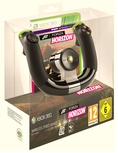 bundle_forza_horizon_volante_7.jpg Forza Horizon + Volante Wireless Speed Wheel (Xbox 360) - immagine 1