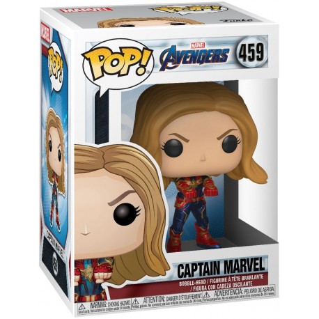 captain-marvel-459_7.jpg Funko Pop! Marvel Avengers - Captain Marvel - 459 Bobble Head - immagine 1