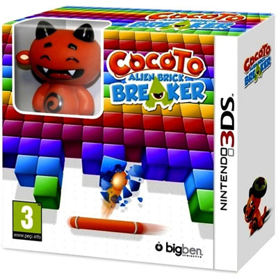 cocoto_alien_brickbreaker_3ds_7.jpg Cocoto Alien BrickBreaker + Action Figure (3DS) - immagine 1