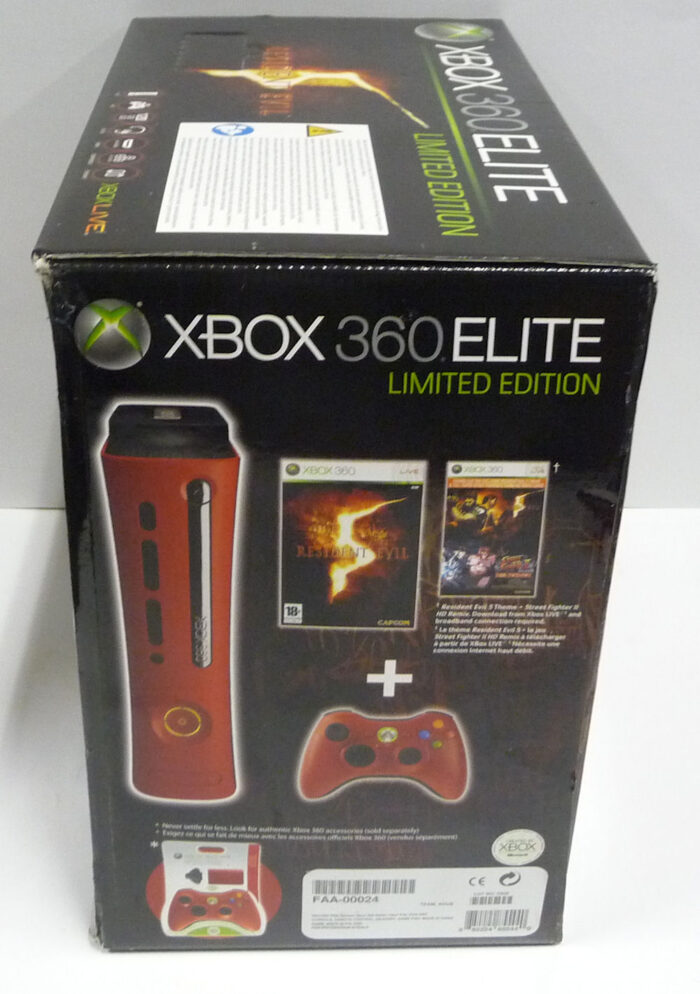 Console Xbox 360 Red Limited Resident Evil Edition Pal Boxed Microsoft X360 - immagine 8
