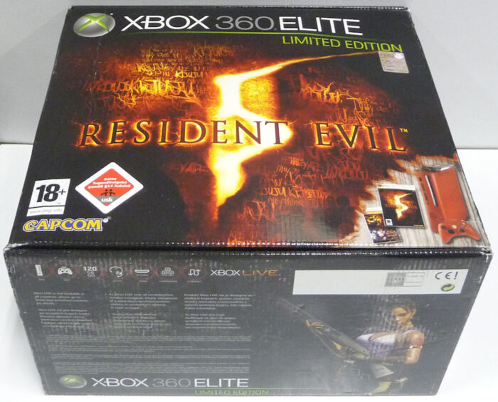 Console Xbox 360 Red Limited Resident Evil Edition Pal Boxed Microsoft X360 - immagine 9
