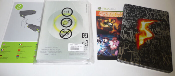 Console Xbox 360 Red Limited Resident Evil Edition Pal Boxed Microsoft X360 - immagine 22
