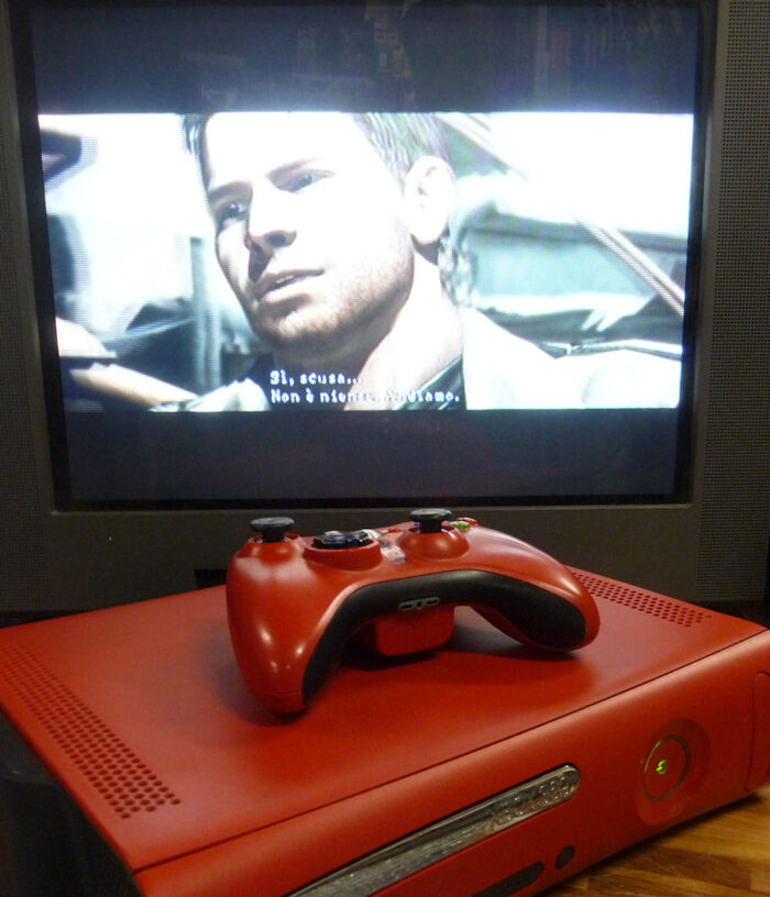 Console Xbox 360 Red Limited Resident Evil Edition Pal Boxed Microsoft X360 - immagine 3