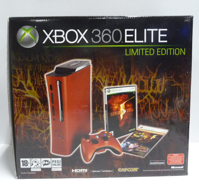 Console Xbox 360 Red Limited Resident Evil Edition Pal Boxed Microsoft X360 - immagine 7