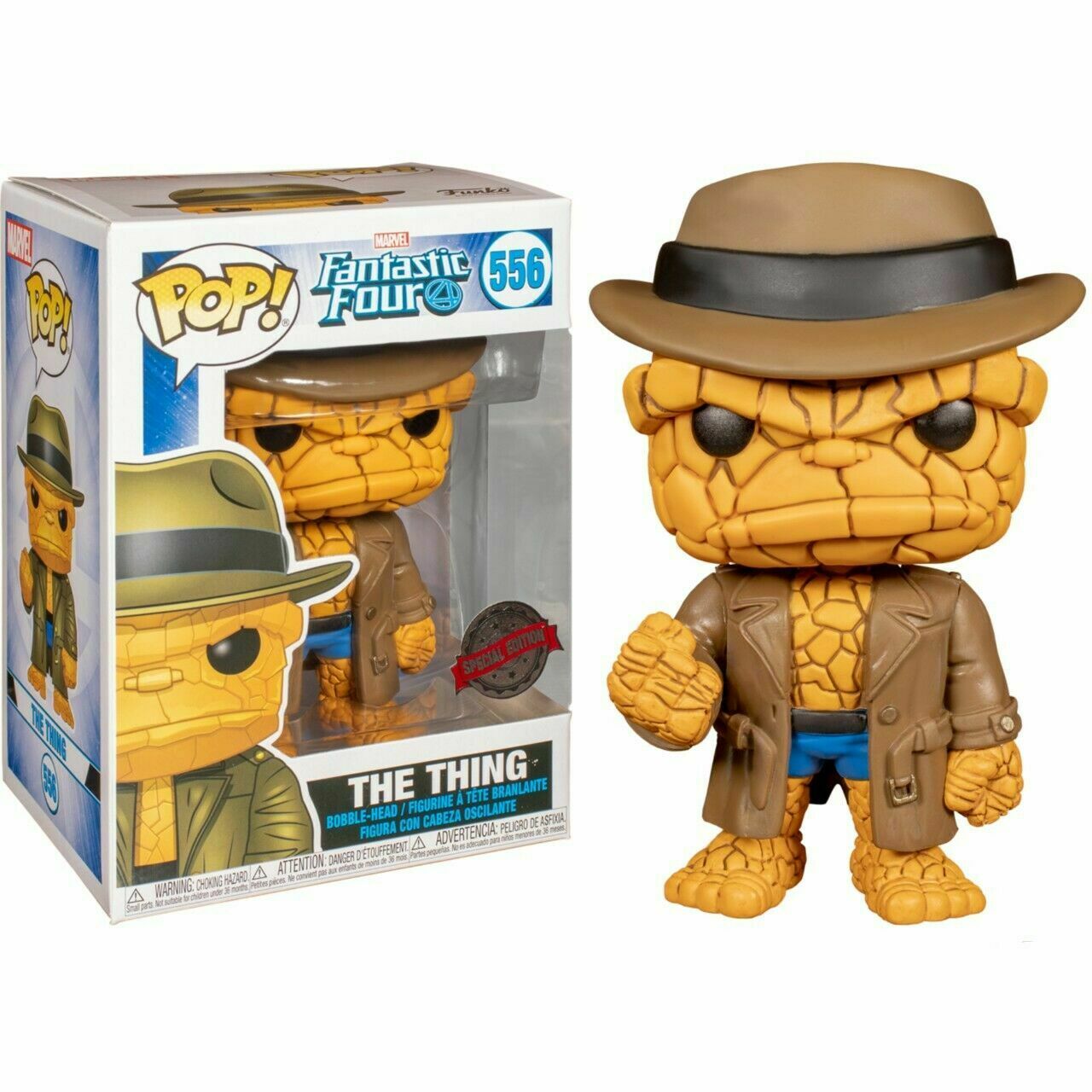 cosa1_7.jpg Funko Pop! - Marvel Fantastic Four - 556 THE THING - Special Edition - Bobble Head - immagine 1