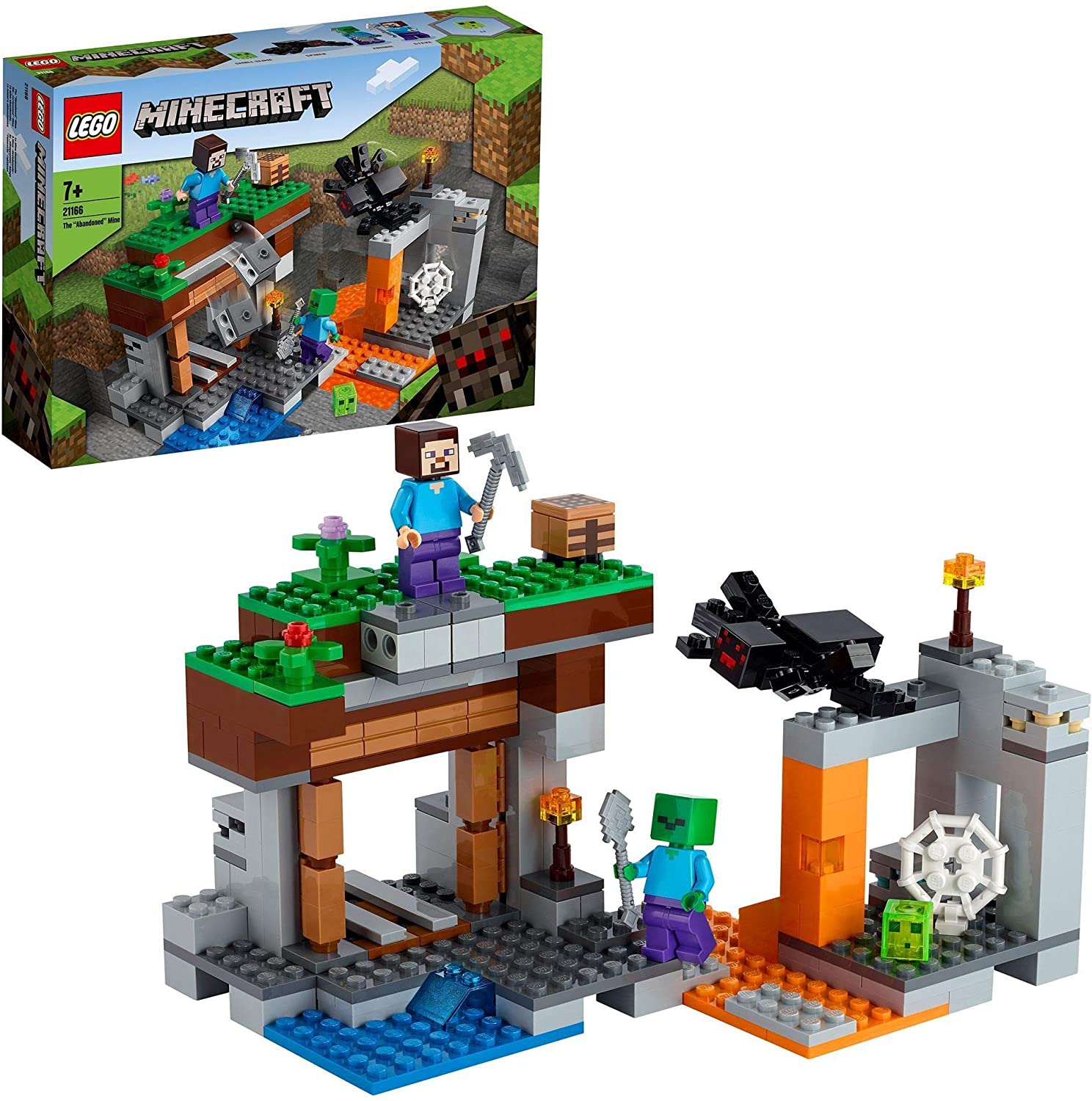 craft1_7.jpg LEGO Minecraft - La Miniera Abbandonata - 21166 - immagine 1