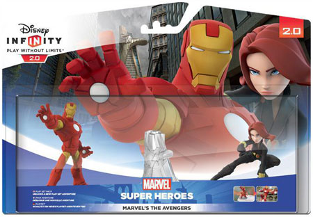 disney_infinity_marvel_avengers_7.jpg Disney Infinity 2.0 - Set 2 Personaggi Marvel Super Heroes The Avengers - Iron Man + Black Widow + Mondo - immagine 1